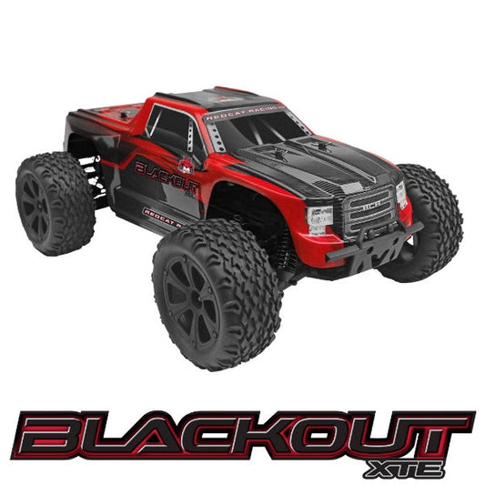 REDCAT - Blackout XTE 1/10 Scale Electric Monster Truck (BLACKOUT-XTE-REDTRUCK)