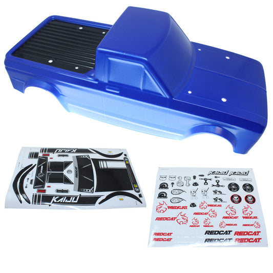 REDCAT - RER12465 1/8th Truck Body W/ Stickers(Blue)(1pc) (RER12465)