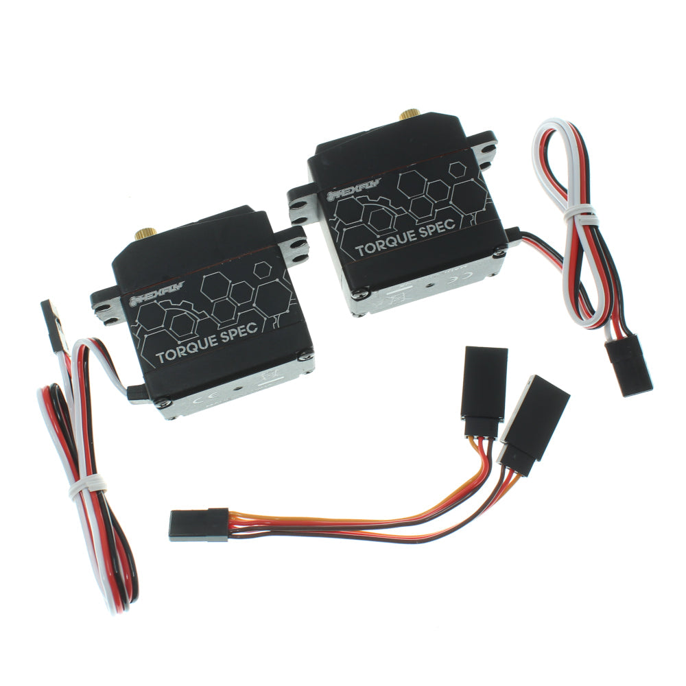 REDCAT - RER23393 Hexfly Torque Spec Servo 2 pack W/ Y-Harness(1set) (RER23393)
