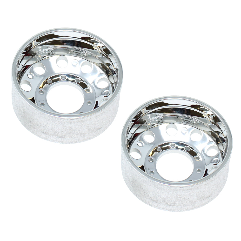 REDCAT - RER25699 RR Wheels (Chrome)(Plastic)(2pcs) (RER25699)