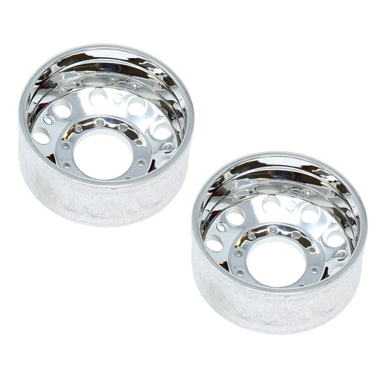 REDCAT - RER25699 RR Wheels (Chrome)(Plastic)(2pcs) (RER25699)