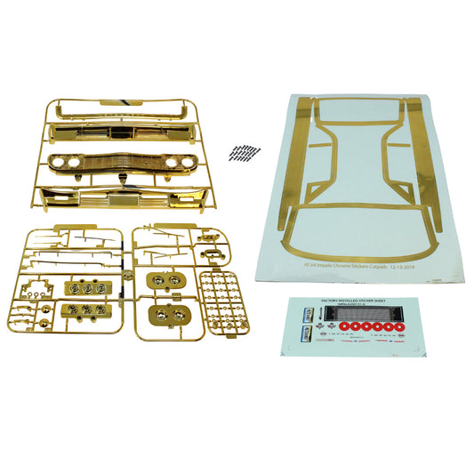 REDCAT - 1964 Impala Gold Parts Set W/ Stickers(1set) (RER14428)