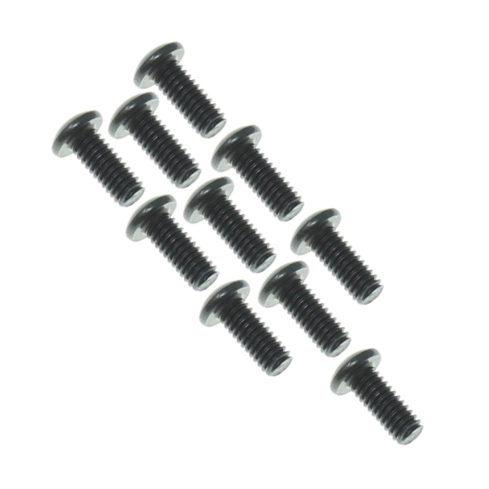 REDCAT - RER14681 2.6x6mm Button Head Hex Machine Thread Screws (10pcs) (RER14681)