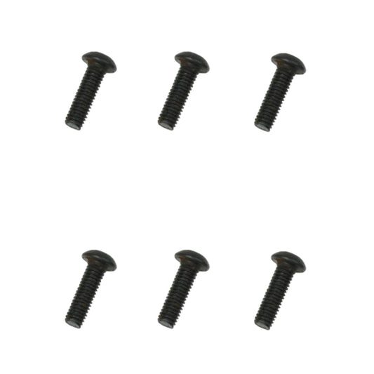 REDCAT - 3x12mm Button Head Hex Machine Thread Screws (6pcs) (126312BU)
