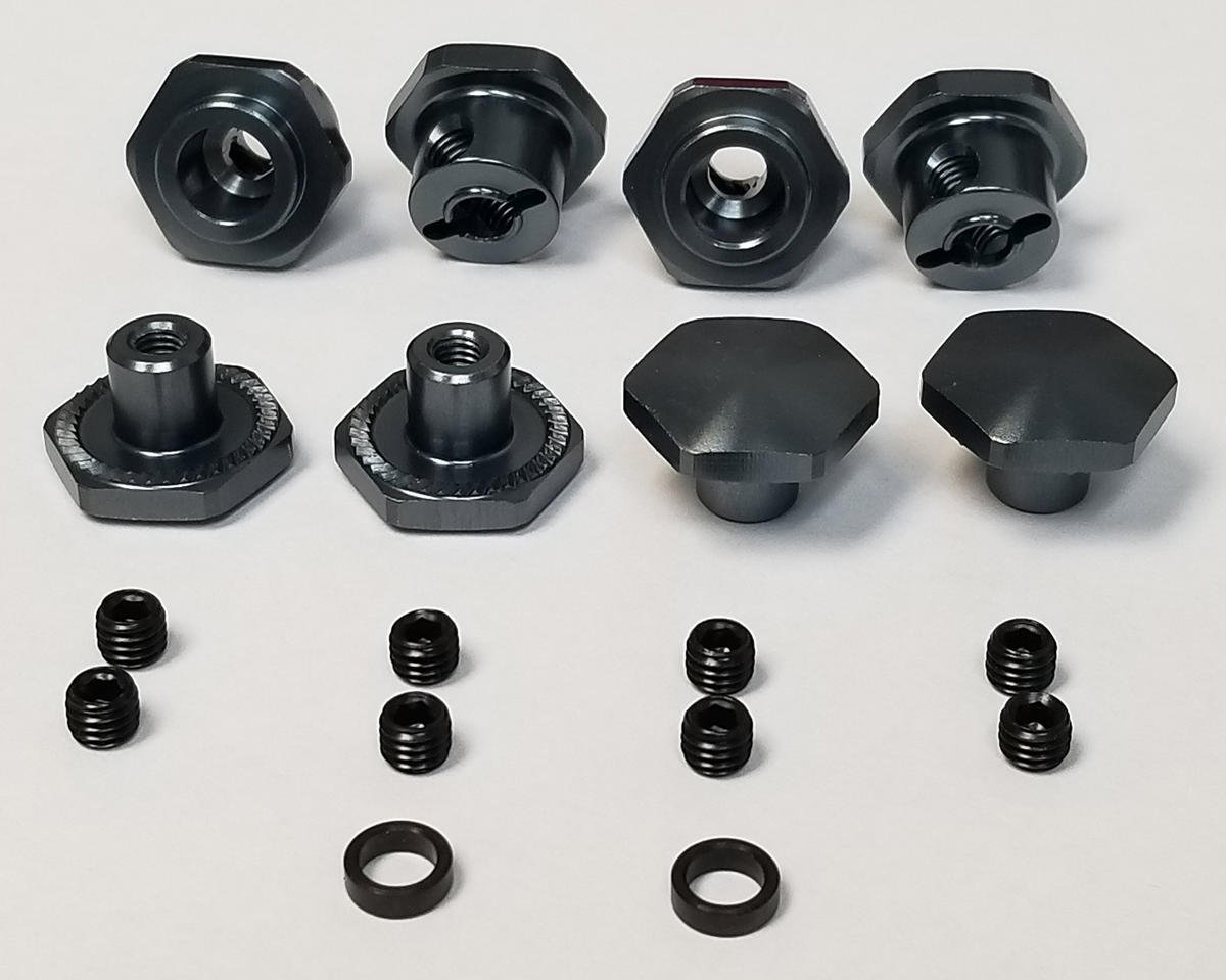 MIP Hex Adapter Kit for Traxxas Slash 4x4 (17mm) (MIP10115)