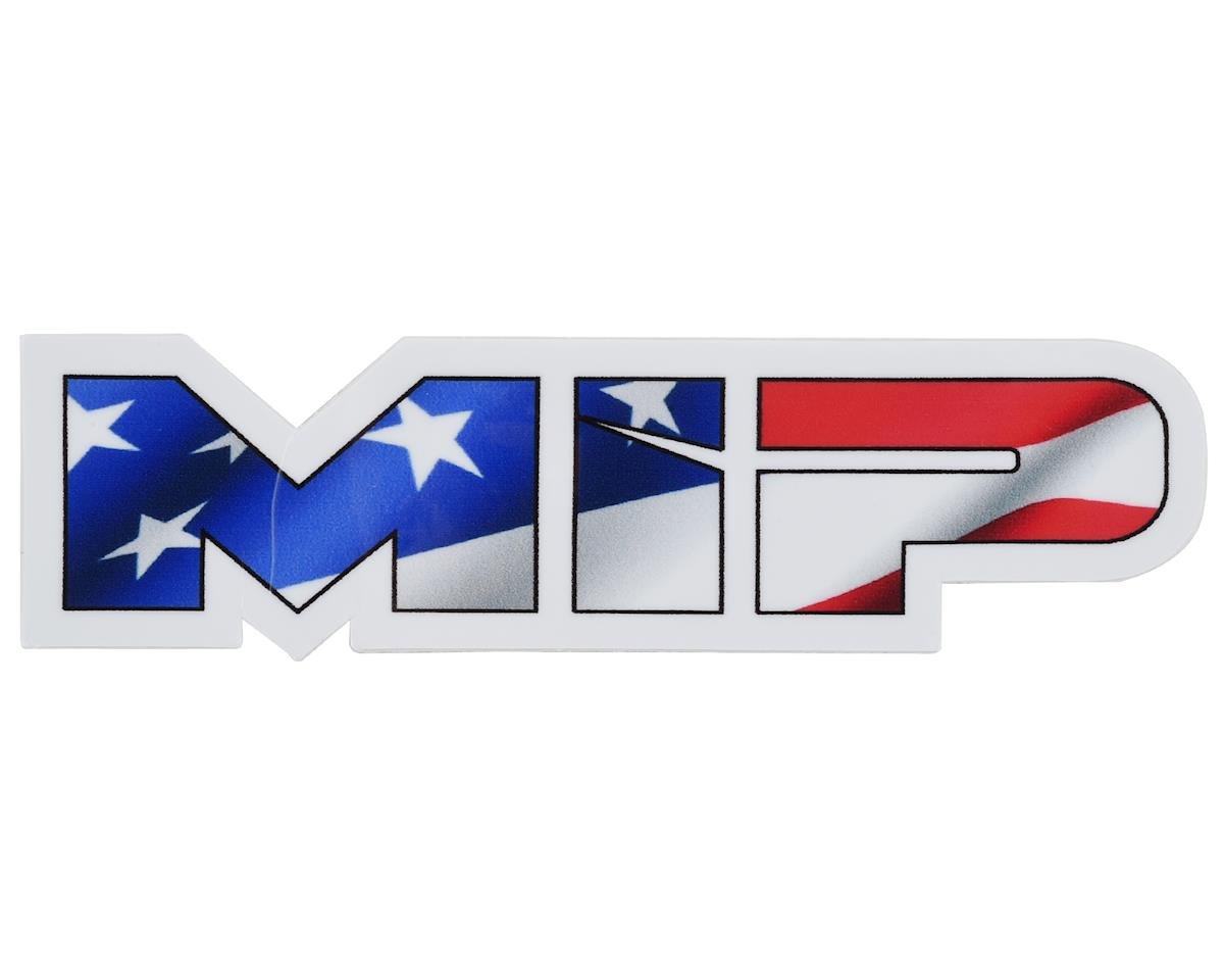 MIP 3.73x1" Die Cut American Flag Vinyl Sticker (MIP5106)