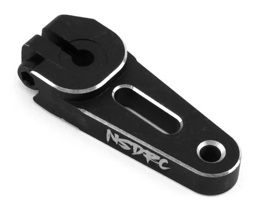 NO SUPERIOR DESIGNS RC - 22mm Aluminum Low Profile Monster Clamping Servo Horn (Black) (25T) (NSD-LPCLHN)