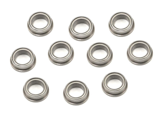 ProTek RC 1/4x3/8x1/8" Metal Shielded Flanged "Speed" Bearing (10) (PTK-10068)