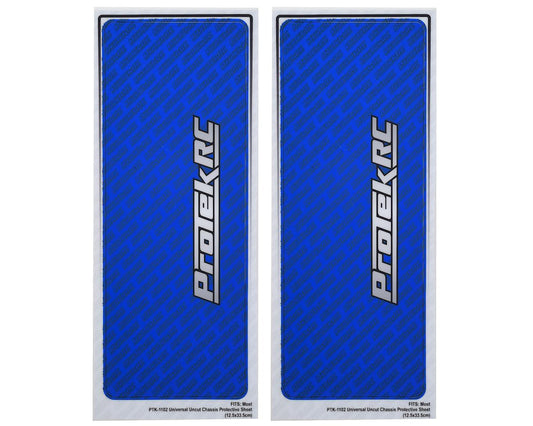 ProTek RC Universal Chassis Protective Sheet (Blue) (2) (PTK-1102-BLU)