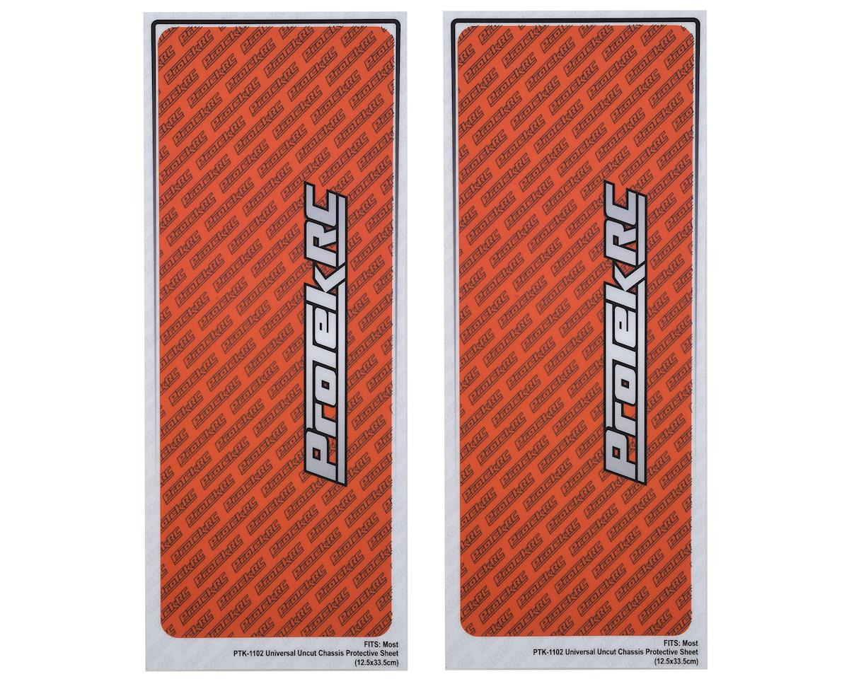 ProTek RC Universal Chassis Protective Sheet (Orange) (2) (PTK-1102-ORG)