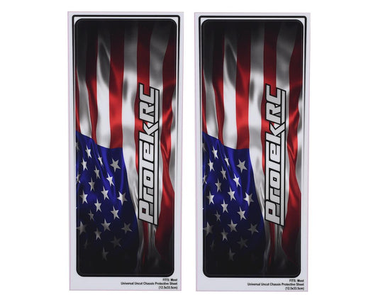 ProTek RC Universal Chassis Protective Sheet (USA) (2) (PTK-1102-USA)