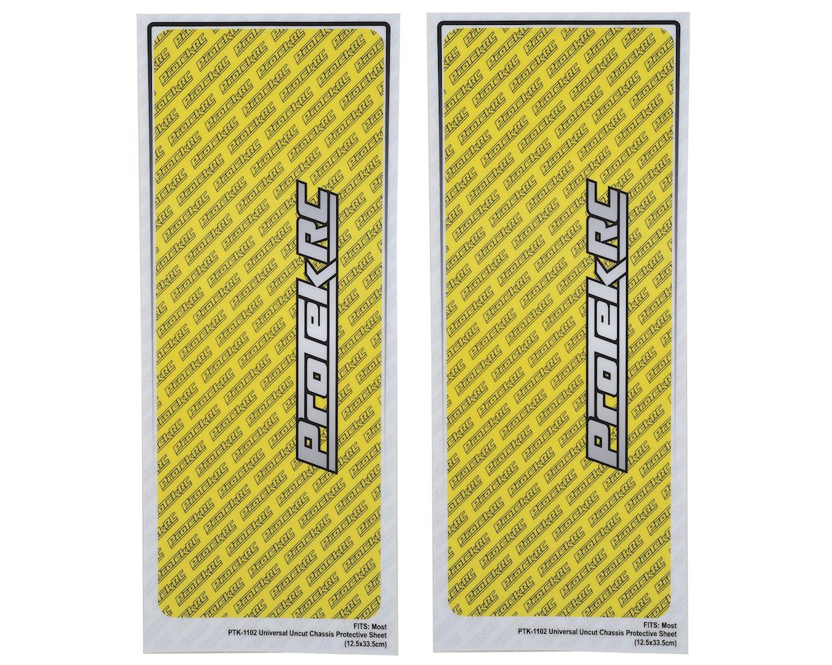 ProTek RC Universal Chassis Protective Sheet (Yellow) (2) (PTK-1102-YLW)