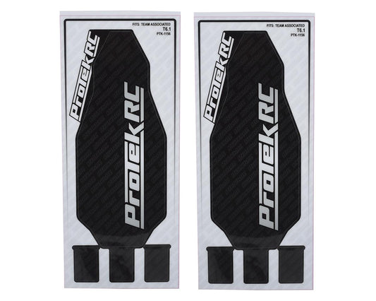ProTek RC Associated T6.1 & T6.2 "Thick" Precut Chassis Protective Sheet (2) (PTK-1156)
