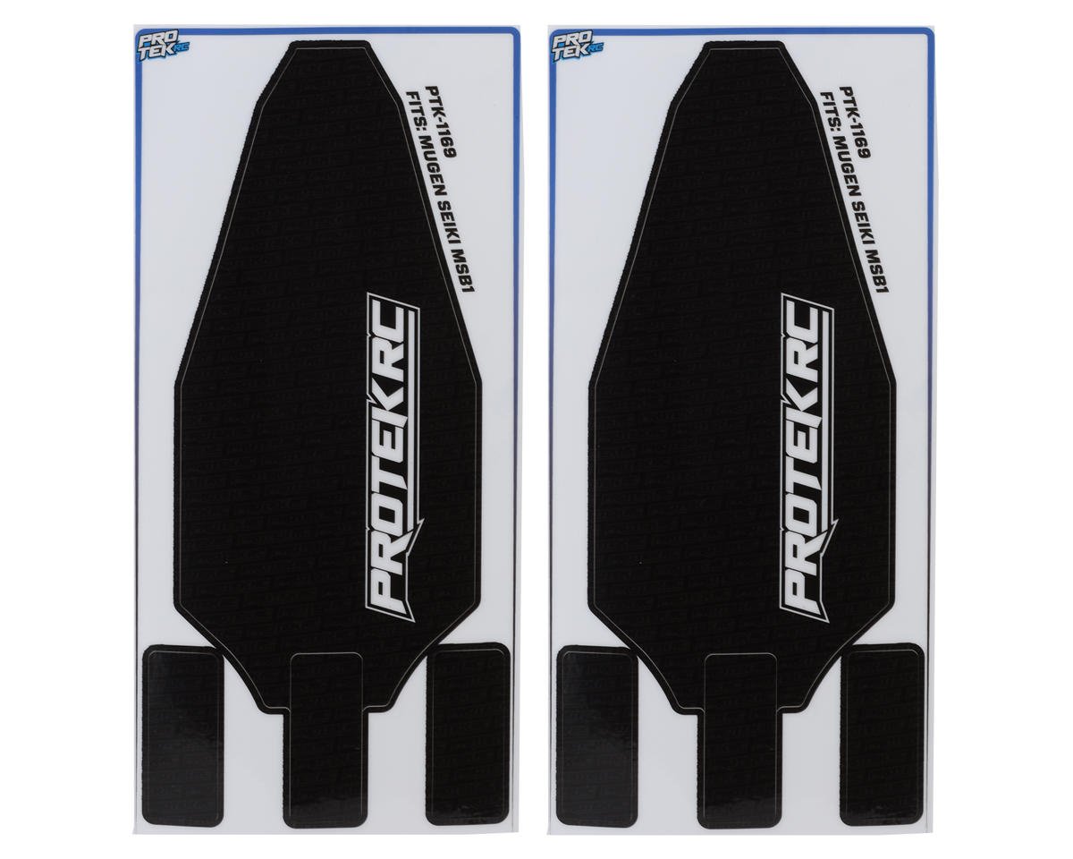 ProTek RC Mugen Seiki MSB1 Chassis Protector (2) (Black) (PTK-1169)