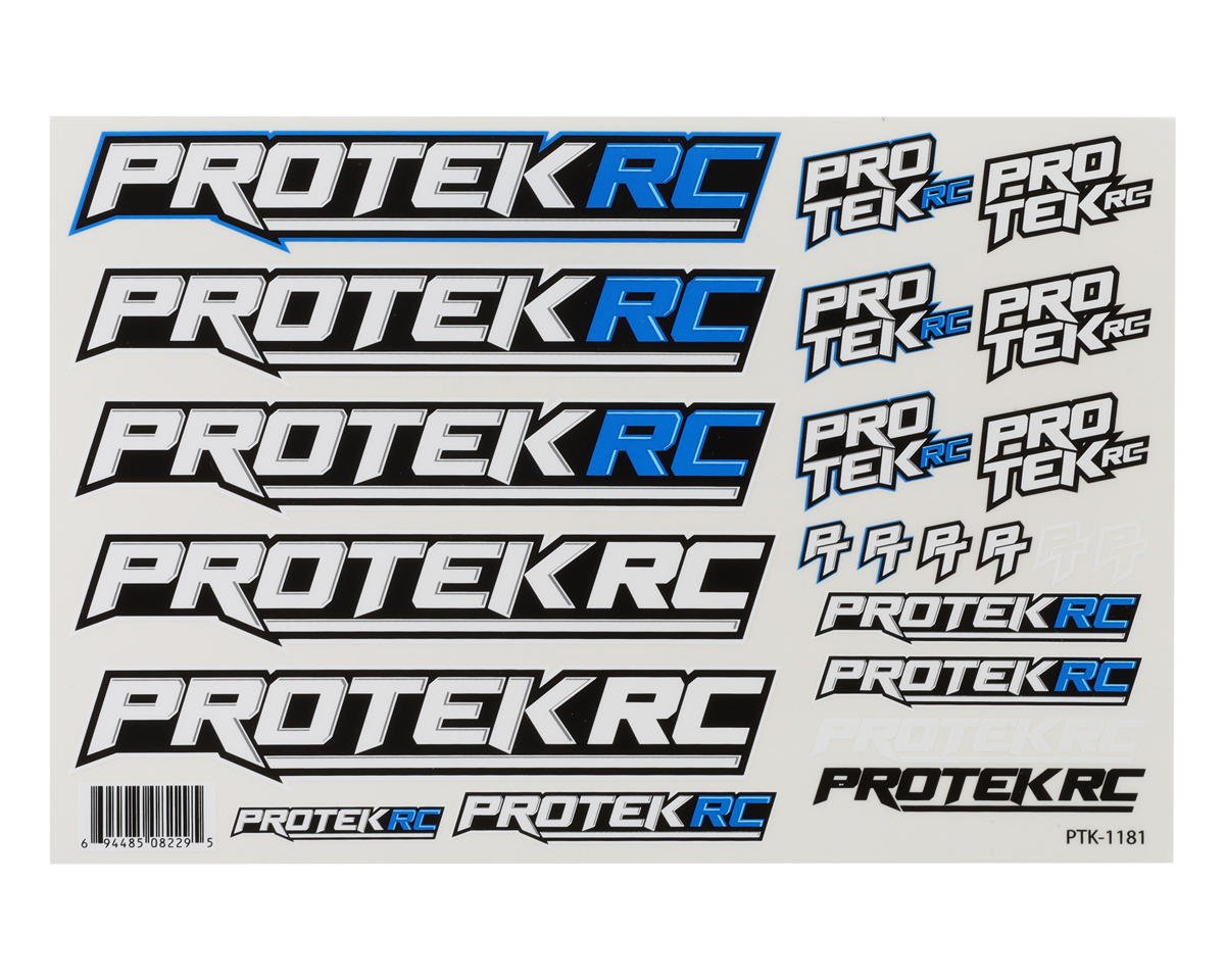 ProTek RC "24" Large Logo Decal Sheet (PTK-1181)