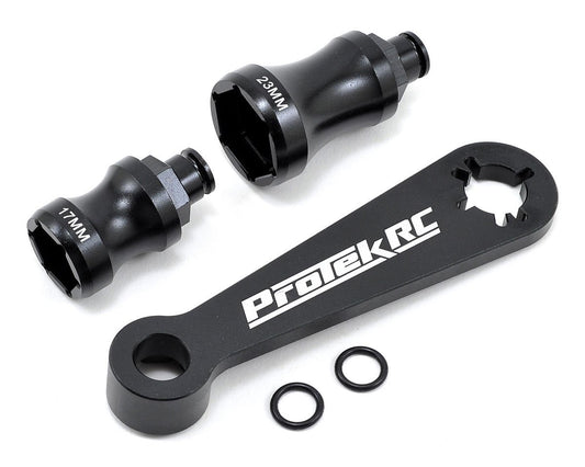 ProTek RC Aluminum Hex Wheel and Flywheel Wrench (Buggy, Truggy 17mm & 23mm) (PTK-2024)
