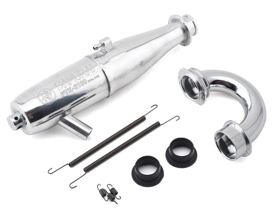 ProTek RC 2100 Tuned Exhaust Pipe w/85mm Manifold (Welded Nipple) (EFRA2155) (PTK-2100SC)