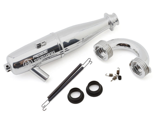 ProTek RC 2135 Tuned Exhaust Pipe w/80mm Manifold (Welded Nipple) (PTK-2135)