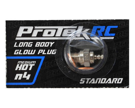ProTek RC N4 Medium Hot Standard Glow Plug (.12, .15 to .28 Engines) (PTK-2554)