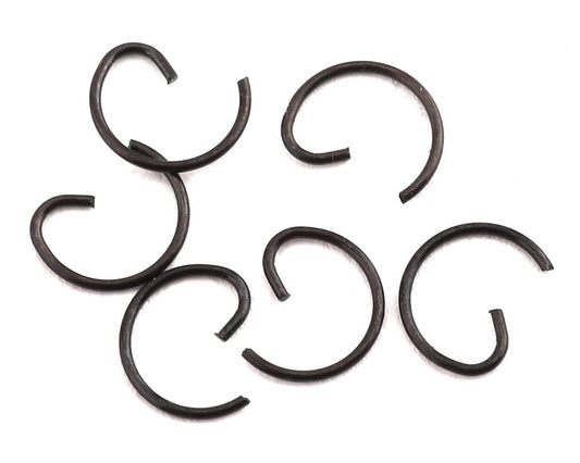 ProTek RC Samurai RM.1, RM, S03 & R03 Piston Wrist Pin Retainer Clip (6) (PTK-2606)
