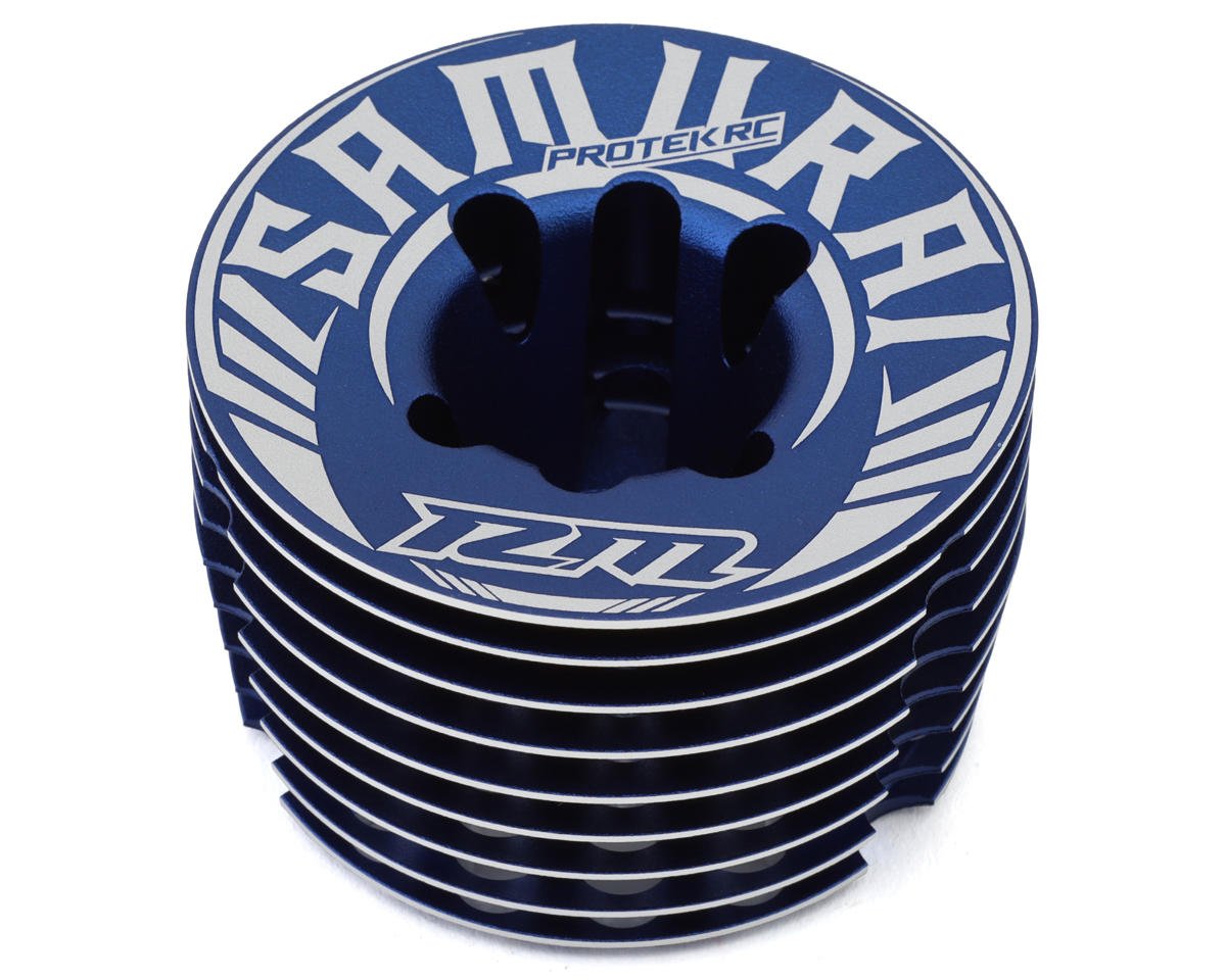 ProTek RC Samurai RM.1 Nitro Engine Cooling Head (Blue) (PTK-2691)
