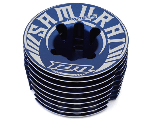 ProTek RC Samurai RM.1 Nitro Engine Cooling Head (Blue) (PTK-2691)