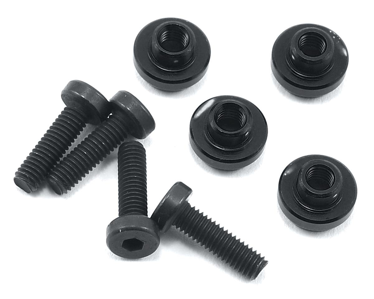 ProTek RC Aluminum Servo Mount Grommet (Black) (4) (PTK-3040)
