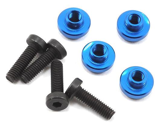 ProTek RC Aluminum Servo Mount Grommet (Blue) (4) (PTK-3041)