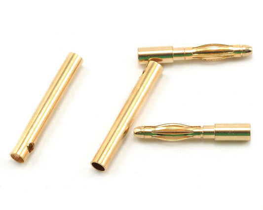 ProTek RC 2.0mm Gold Plated Inline Connectors (2 Male/2 Female) (PTK-5000)