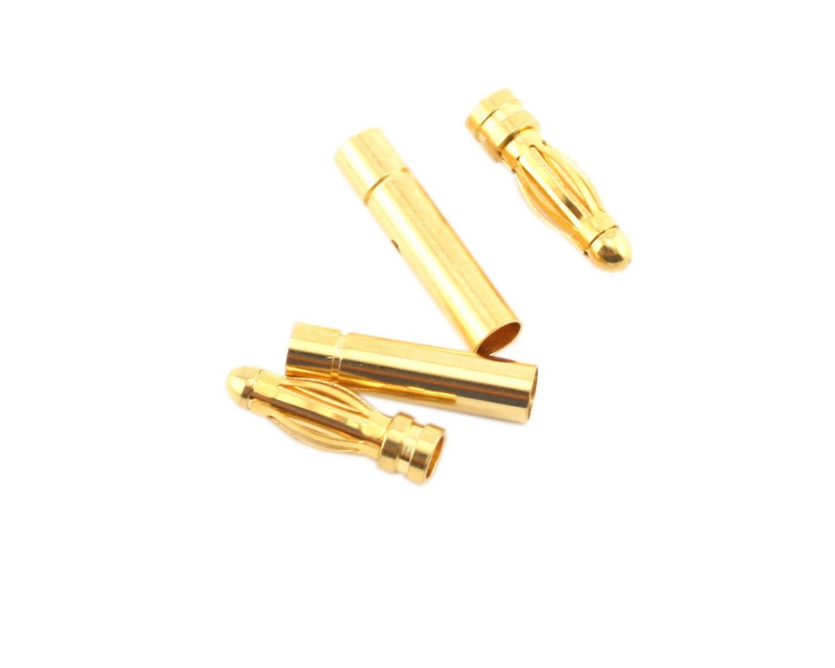 ProTek RC 3.0mm Gold Plated Inline Connectors (2 Male/2 Female) (PTK-5001)