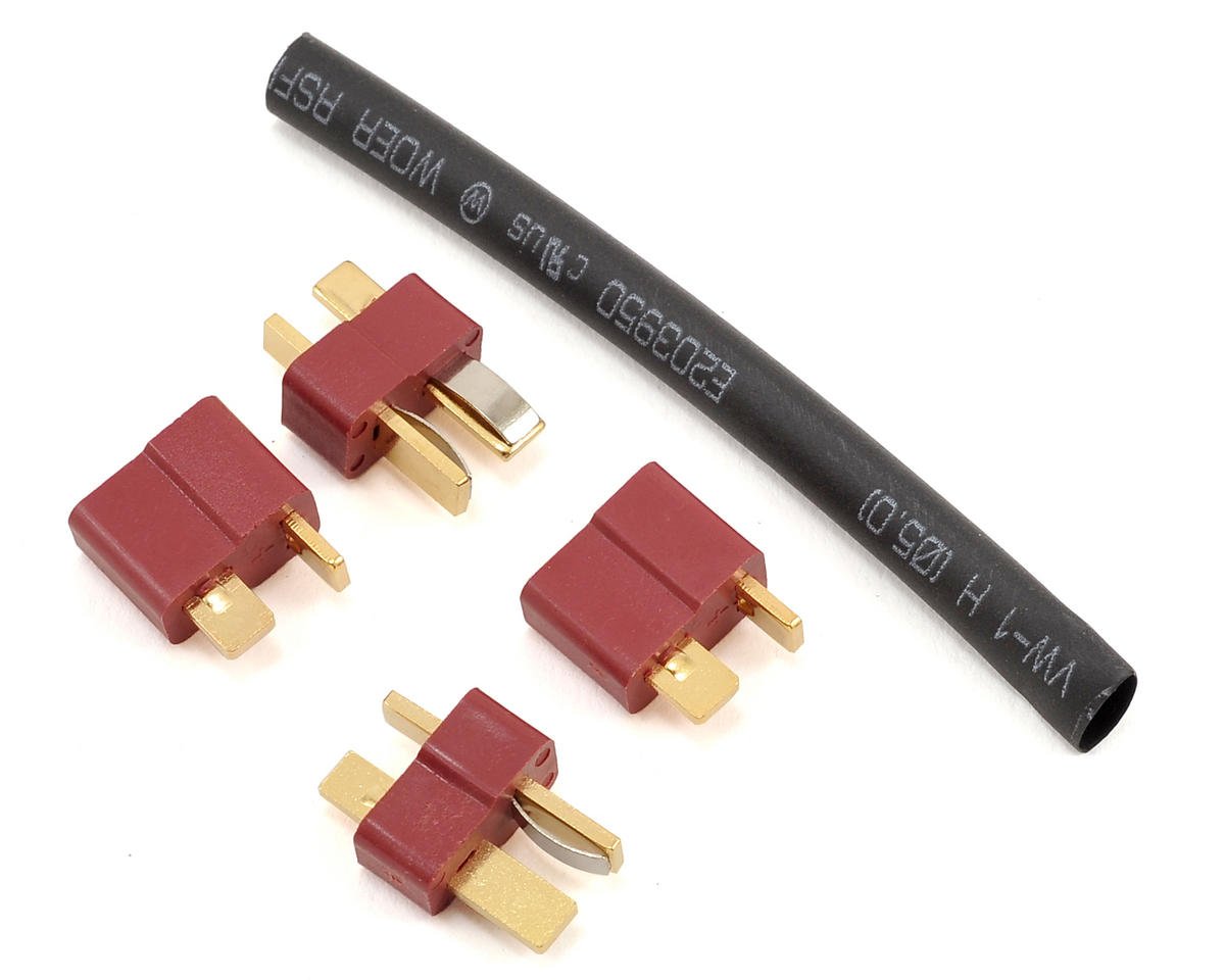 ProTek RC T-Style Ultra Plugs (2 Male/2 Female) (PTK-5004)