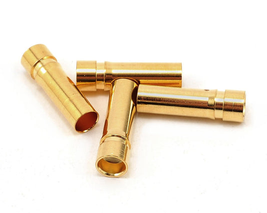 ProTek RC 5.0mm "Super Bullet" Solid Gold Connectors (4 Female) (PTK-5023)