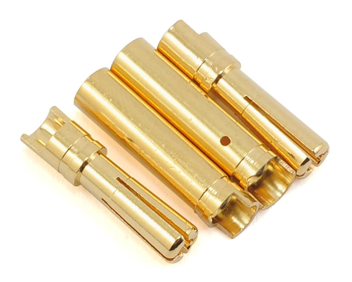 ProTek RC 4.0mm "Super Bullet" Solid Gold Connectors (2 Male/2 Female) (PTK-5032)