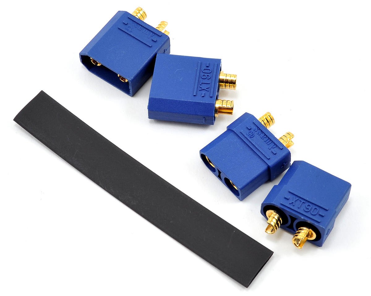 ProTek RC 4.5mm "TruCurrent" XT90 Polarized Connectors (2 Male/2 Female) (PTK-5039)