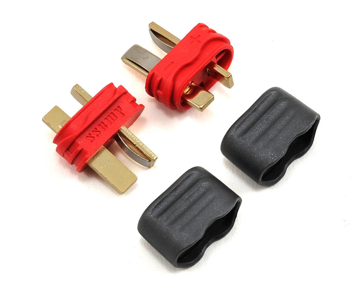 ProTek RC Sheathed T-Style Plug (2 Male) (PTK-5042)