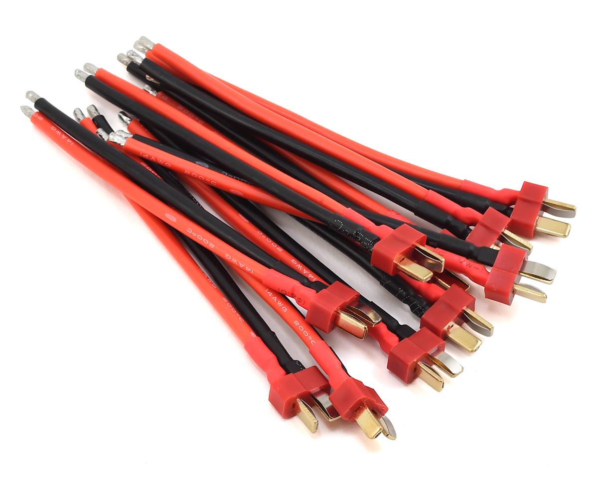 ProTek RC Bulk Pack T-Style Male Pigtail (10) (14awg) (PTK-5063)