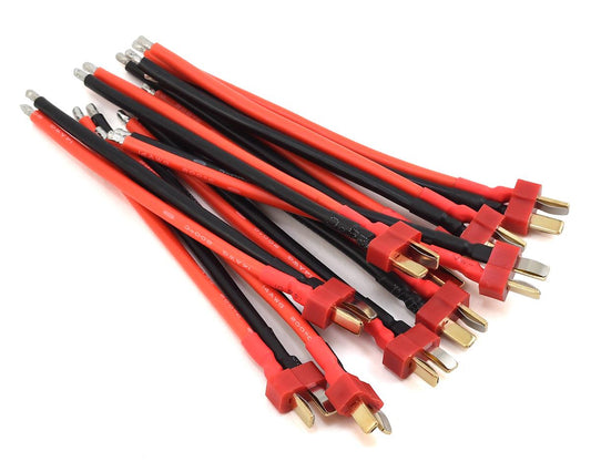 ProTek RC Bulk Pack T-Style Male Pigtail (10) (14awg) (PTK-5063)
