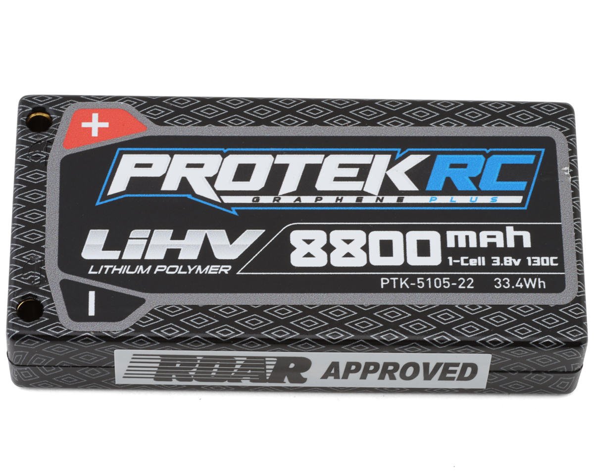 ProTek RC 1S 130C Low IR Si-Graphene + HV LiPo Battery (3.8V/8800mAh) (PTK-5105-22)