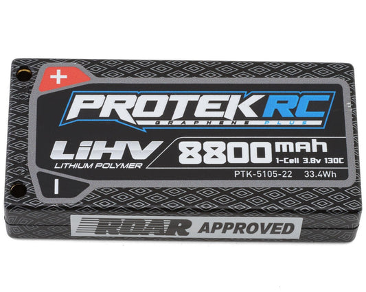 ProTek RC 1S 130C Low IR Si-Graphene + HV LiPo Battery (3.8V/8800mAh) (PTK-5105-22)
