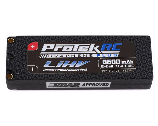ProTek RC 2S 130C Low IR Si-Graphene + HV LiPo Battery (7.6V/8600mAh) (PTK-5107-22)