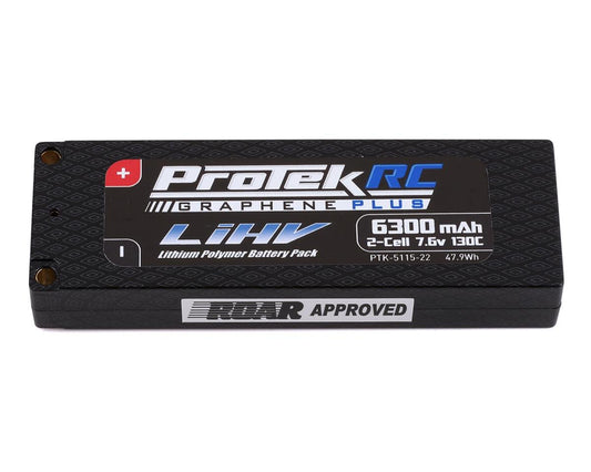ProTek RC 2S 130C Low IR Si-Graphene + HV LCG LiPo Battery (7.6V/6300mAh) (PTK-5115-22)