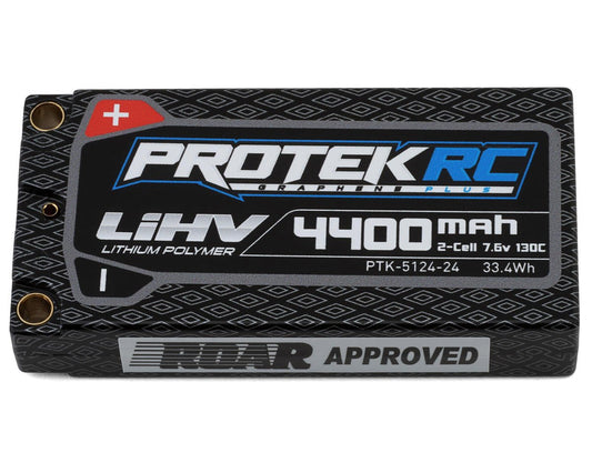 ProTek RC 2S 130C Low IR Si-Graphene + HV ULCG Shorty LiPo Battery (PTK-5124-24)