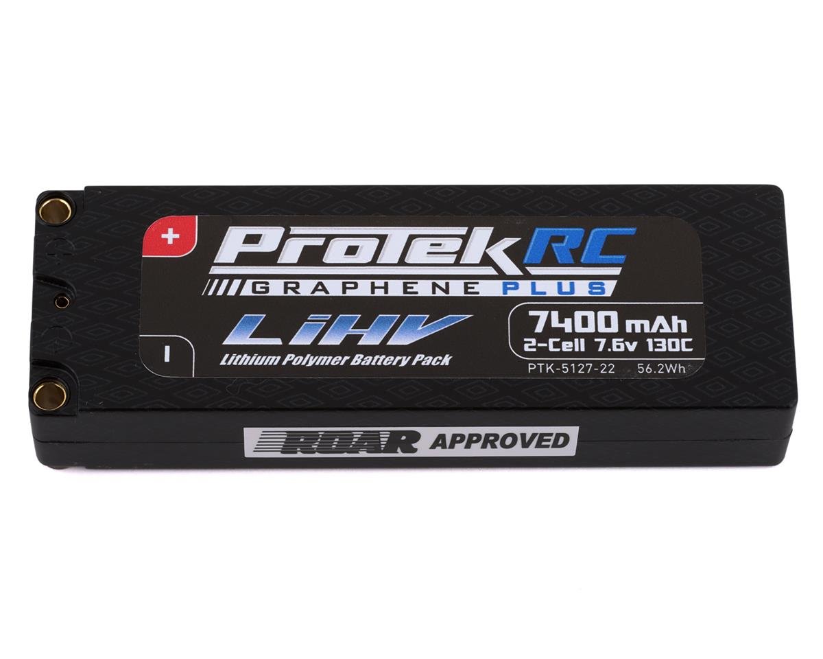 ProTek RC 2S 130C Low IR Si-Graphene + HV LiPo Battery (7.6V/7400mAh) (PTK-5127-22)