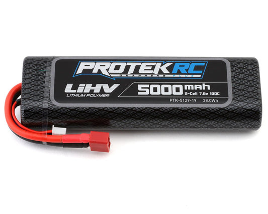 ProTek RC 2S 100C Si-Graphene + HV LiPo Stick Pack TCS Battery (7.6V/5000mAh) (PTK-5129-19)