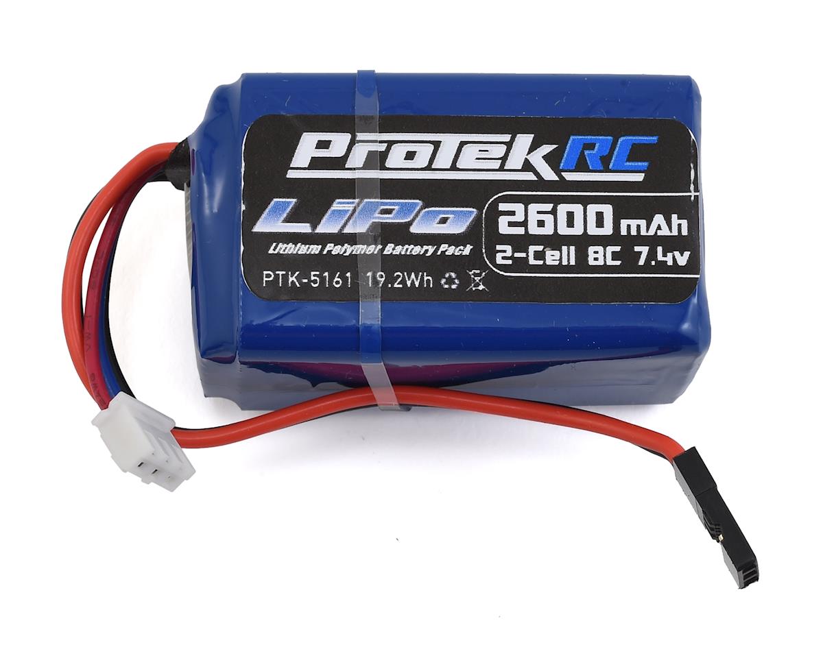 ProTek RC LiPo Hump/Short Receiver Battery Pack (Kyosho/Tekno) (7.4V/2600mAh) (PTK-5161)