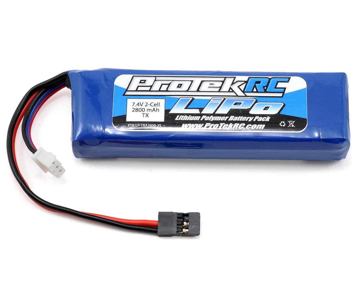 ProTek RC LiPo Transmitter Battery (7.4V/2800mAh) (MT-4, MT-4S, M11X, M12, M12S) (PTK-5164)