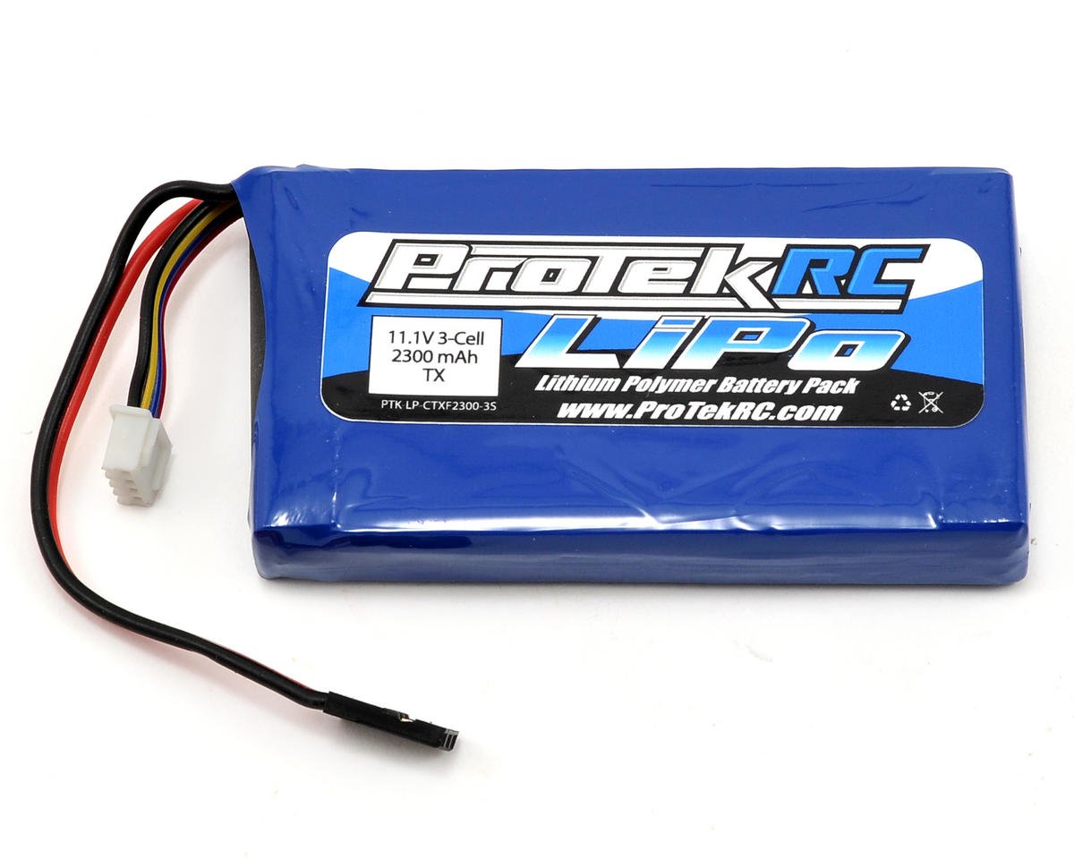 ProTek RC LiPo 3PK/M11 Car Transmitter Battery Pack (11.1V/2300mAh) (PTK-5172)