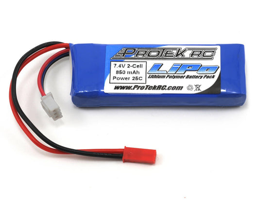 ProTek RC 2S "Supreme Power" LiPo 25C Battery (7.4V/850mAh) (PTK-5178)
