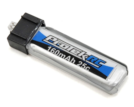 ProTek RC 1S High Power Micro Heli/Airplane 25C LiPo Battery (3.7V/160mAh) (PTK-5184)