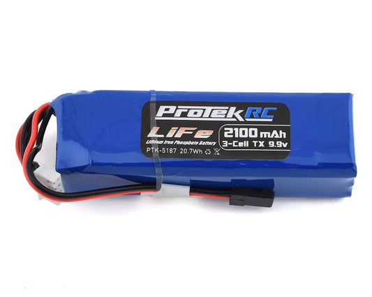 ProTek RC LiFe Futaba, JR, Spektrum, KO, Transmitter Battery (9.9V/2100mAh) (PTK-5187)